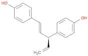 Phenol, 4,4'-[(1E,3S)-3-ethenyl-1-propene-1,3-diyl]bis-