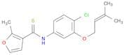 3-Furancarbothioamide, N-[4-chloro-3-[(3-methyl-2-buten-1-yl)oxy]phenyl]-2-methyl-