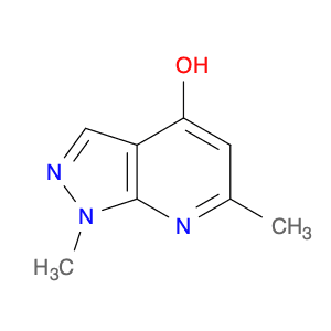 1H-Pyrazolo[3,4-b]pyridin-4-ol, 1,6-dimethyl-
