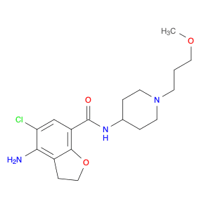 7-Benzofurancarboxamide, 4-amino-5-chloro-2,3-dihydro-N-[1-(3-methoxypropyl)-4-piperidinyl]-