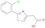 4-Thiazoleacetic acid, 2-(2-chlorophenyl)-