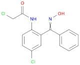 Acetamide, 2-chloro-N-[4-chloro-2-[(hydroxyimino)phenylmethyl]phenyl]-