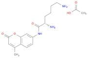 Hexanamide, 2,6-diamino-N-(4-methyl-2-oxo-2H-1-benzopyran-7-yl)-, (2S)-, monoacetate (9CI)