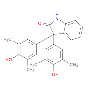 2H-Indol-2-one, 1,3-dihydro-3,3-bis(4-hydroxy-3,5-dimethylphenyl)-
