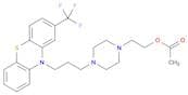 1-Piperazineethanol, 4-[3-[2-(trifluoromethyl)-10H-phenothiazin-10-yl]propyl]-, 1-acetate
