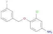 Benzenamine, 3-chloro-4-[(3-fluorophenyl)methoxy]-