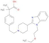 Benzeneacetic acid, 4-[2-[4-[1-(2-ethoxyethyl)-1H-benzimidazol-2-yl]-1-piperidinyl]ethyl]-α,α-dime…