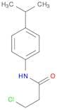 Propanamide, 3-chloro-N-[4-(1-methylethyl)phenyl]-
