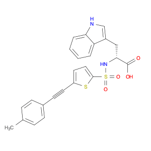 D-Tryptophan, N-[[5-[2-(4-methylphenyl)ethynyl]-2-thienyl]sulfonyl]-