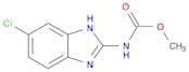 Carbamic acid, N-(6-chloro-1H-benzimidazol-2-yl)-, methyl ester