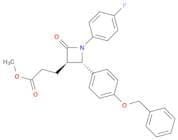 3-Azetidinepropanoic acid, 1-(4-fluorophenyl)-2-oxo-4-[4-(phenylmethoxy)phenyl]-, methyl ester, (3…