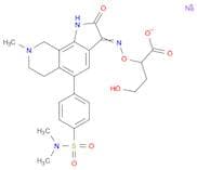 Butanoic acid, 2-[[[5-[4-[(dimethylamino)sulfonyl]phenyl]-1,2,6,7,8,9-hexahydro-8-methyl-2-oxo-3H-…