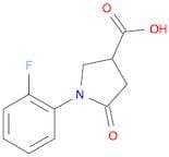 3-Pyrrolidinecarboxylic acid, 1-(2-fluorophenyl)-5-oxo-