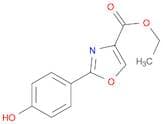 4-Oxazolecarboxylic acid, 2-(4-hydroxyphenyl)-, ethyl ester
