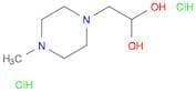 1,1-Ethanediol, 2-(4-methyl-1-piperazinyl)-, hydrochloride (1:2)