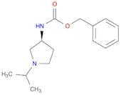 Carbamic acid, N-[(3S)-1-(1-methylethyl)-3-pyrrolidinyl]-, phenylmethyl ester
