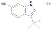 1H-Indol-6-amine, 3-(trifluoromethyl)-, hydrochloride (1:1)