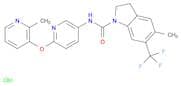 1H-Indole-1-carboxamide, 2,3-dihydro-5-methyl-N-[6-[(2-methyl-3-pyridinyl)oxy]-3-pyridinyl]-6-(tri…