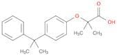 Propanoic acid, 2-methyl-2-[4-(1-methyl-1-phenylethyl)phenoxy]-