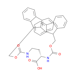 Butanoic acid, 2,4-bis[[(9H-fluoren-9-ylmethoxy)carbonyl]amino]-, (2S)-