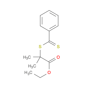 Propanoic acid, 2-methyl-2-[(phenylthioxomethyl)thio]-, ethyl ester