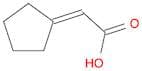 Acetic acid, 2-cyclopentylidene-