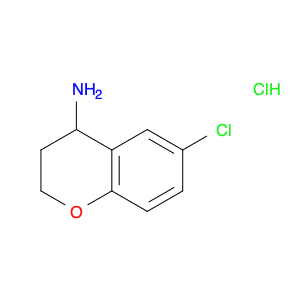 2H-1-Benzopyran-4-amine, 6-chloro-3,4-dihydro-, hydrochloride (1:1)