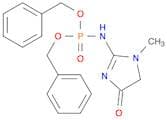 Phosphoramidic acid, N-(4,5-dihydro-1-methyl-4-oxo-1H-imidazol-2-yl)-, bis(phenylmethyl) ester