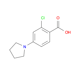Benzoic acid, 2-chloro-4-(1-pyrrolidinyl)-
