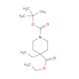 1,4-Piperidinedicarboxylic acid, 4-ethyl-, 1-(1,1-dimethylethyl) 4-ethyl ester