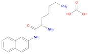 Carbonic acid, compd. with (S)-2,6-diamino-N-2-naphthalenylhexanamide (1:1) (9CI)