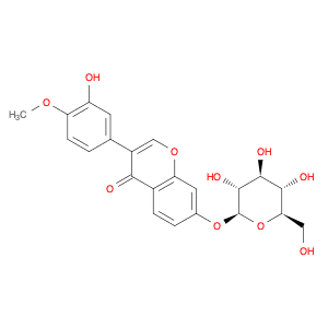 4H-1-Benzopyran-4-one, 7-(β-D-glucopyranosyloxy)-3-(3-hydroxy-4-methoxyphenyl)-