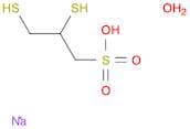 1-Propanesulfonic acid, 2,3-dimercapto-, sodium salt, hydrate (1:1:1)