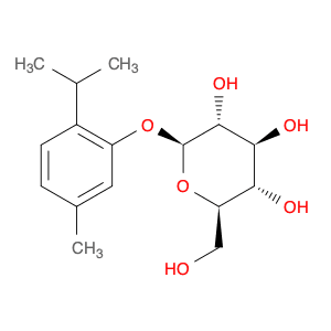 β-D-Glucopyranoside, 5-methyl-2-(1-methylethyl)phenyl