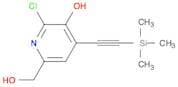 2-Pyridinemethanol, 6-chloro-5-hydroxy-4-[2-(trimethylsilyl)ethynyl]-