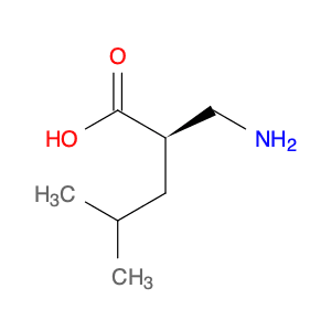 Pentanoic acid, 2-(aminomethyl)-4-methyl-, (2R)-