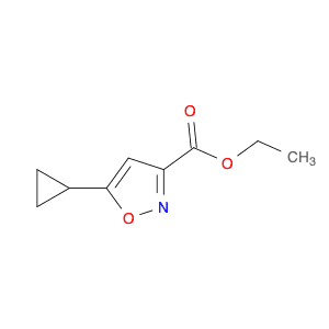 3-Isoxazolecarboxylic acid, 5-cyclopropyl-, ethyl ester