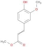 2-Propenoic acid, 3-(4-hydroxy-3-methoxyphenyl)-, methyl ester