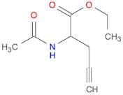 4-Pentynoic acid, 2-(acetylamino)-, ethyl ester