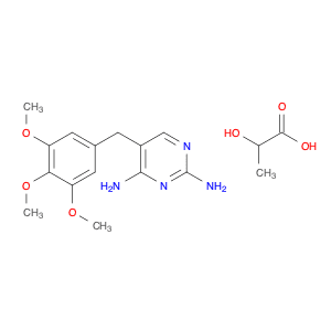 Propanoic acid, 2-hydroxy-, compd. with 5-[(3,4,5-trimethoxyphenyl)methyl]-2,4-pyrimidinediamine (…