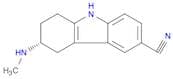 1H-Carbazole-6-carbonitrile, 2,3,4,9-tetrahydro-3-(methylamino)-, (3R)-