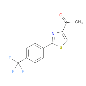 Ethanone, 1-[2-[4-(trifluoromethyl)phenyl]-4-thiazolyl]-