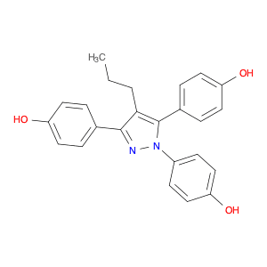 Phenol, 4,4',4''-(4-propyl-1H-pyrazole-1,3,5-triyl)tris-