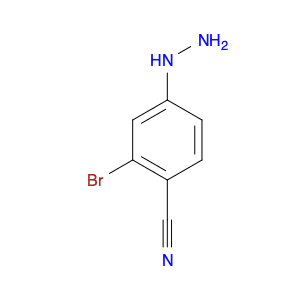 Benzonitrile, 2-broMo-4-hydrazinyl-