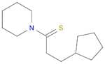 1-Propanethione, 3-cyclopentyl-1-(1-piperidinyl)-