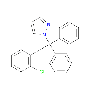 1H-Pyrazole, 1-[(2-chlorophenyl)diphenylmethyl]-