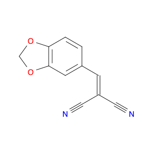 Propanedinitrile, 2-(1,3-benzodioxol-5-ylmethylene)-