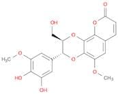 9H-Pyrano[2,3-f]-1,4-benzodioxin-9-one, 3-(3,4-dihydroxy-5-methoxyphenyl)-2,3-dihydro-2-(hydroxyme…