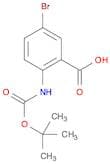 Benzoic acid, 5-bromo-2-[[(1,1-dimethylethoxy)carbonyl]amino]-