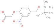 Acetic acid, 2-[4-[[[(1,1-dimethylethyl)dimethylsilyl]oxy]methyl]-2-nitrophenoxy]-